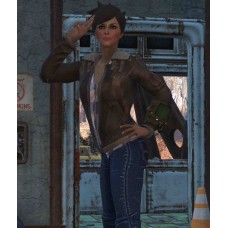 Fallout 76 Tracer Leather Jacket